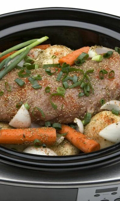 Benefits of ingredients used in a slow cooker recipe