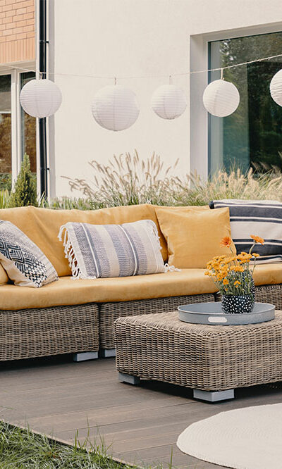 Difference between yard and patio and ideas to decorate them