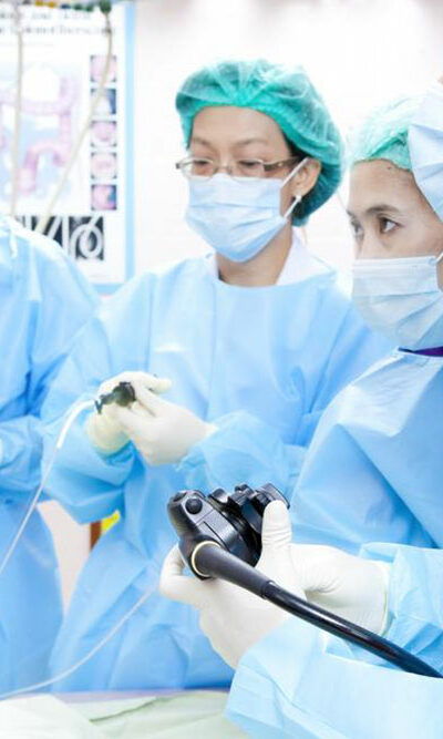 Endoscopy procedure for treating kidney stones