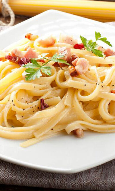 History of the classic spaghetti alla carbonara recipe