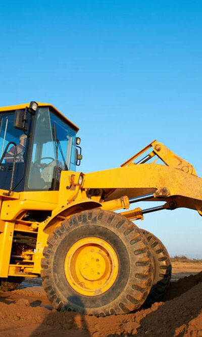 Get the best deals at a heavy equipment sale